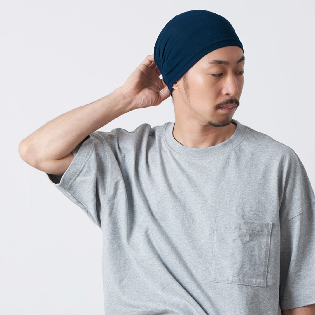2-Piece Set, Lightweight Beanie Men Women, Eco Friendly product, Korean Fashion - 帽子 - 其他材质 蓝色