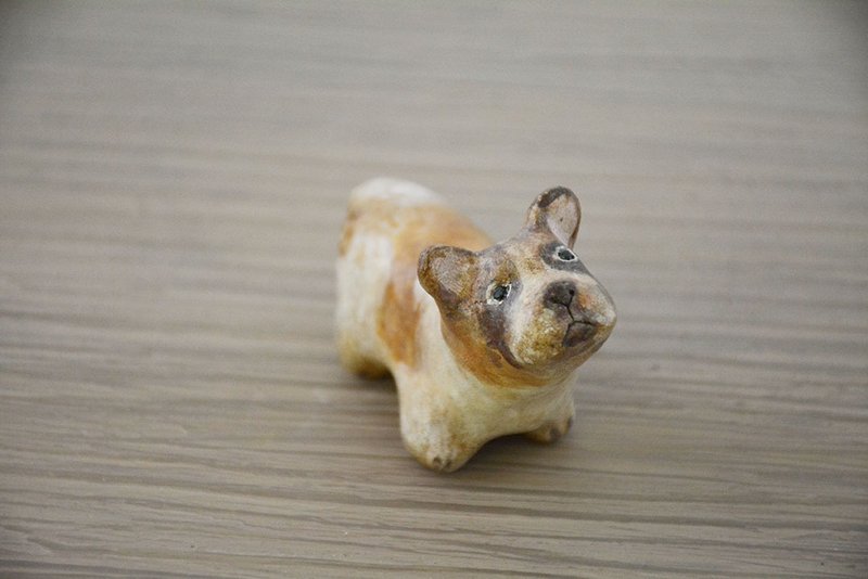 虹霓彩艺 Rainbow-neo 宠物定制 法斗犬 站姿 宠物公仔 定制化 - 订制抱枕/饰品 - 其他材质 