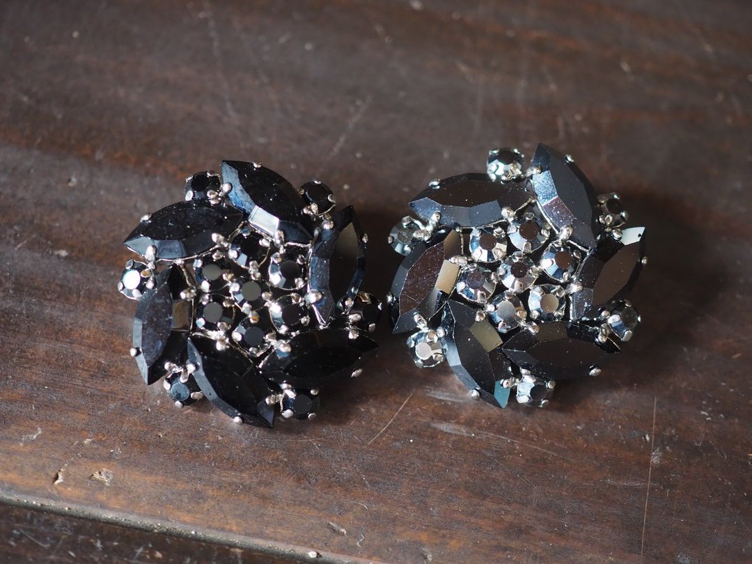 1x 30mm 后孔金属纽扣 - 其他 - 其他材质 黑色