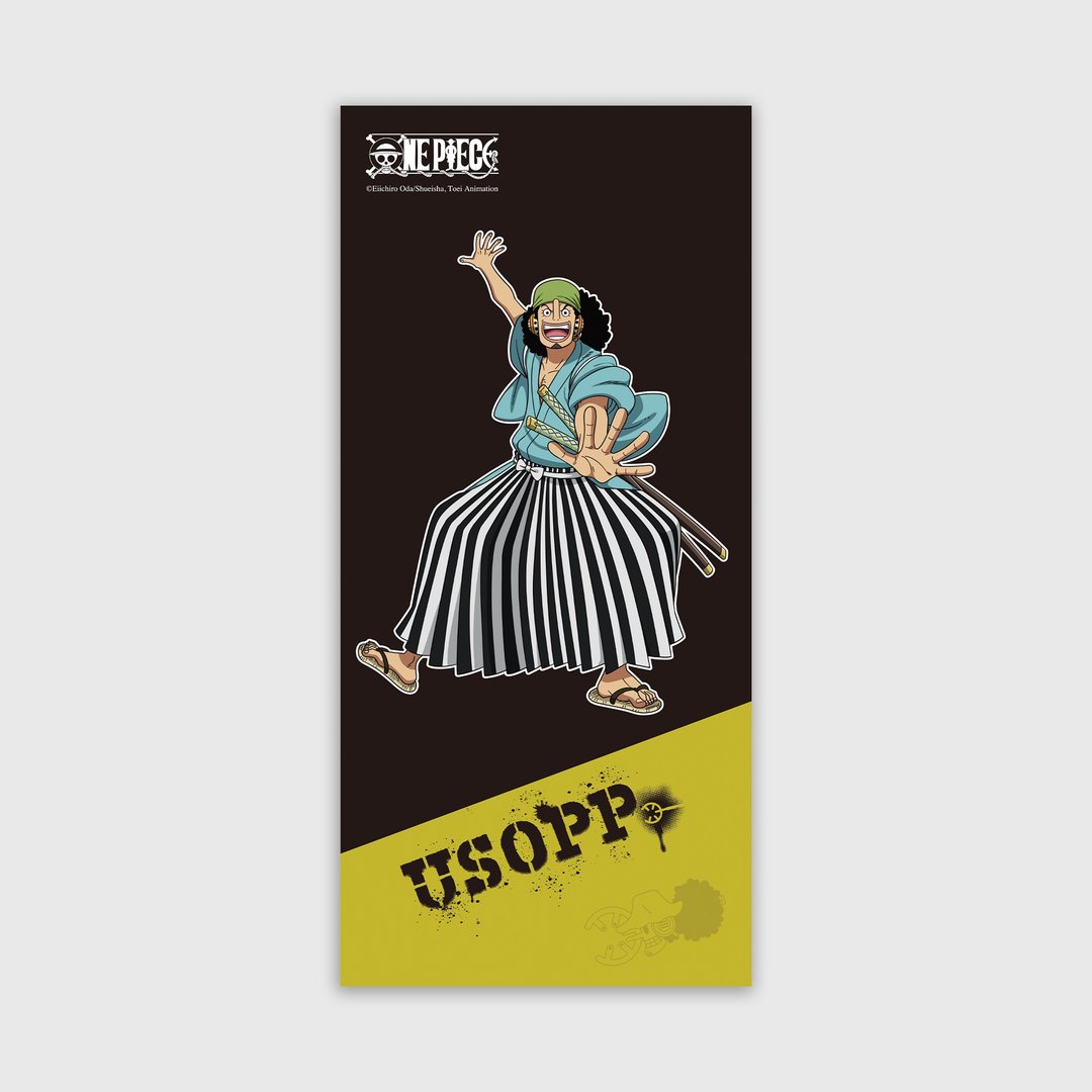 【ONE PIECE】海贼王官方授权周边产品  海贼王角色系列毛巾 - 毛巾浴巾 - 聚酯纤维 多色