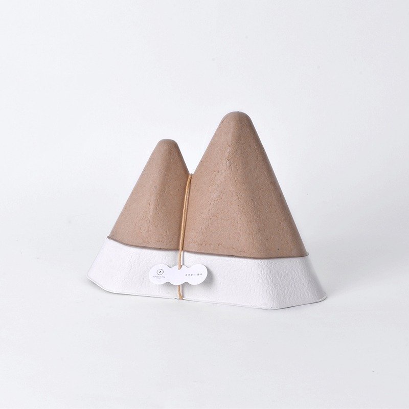 点茶1869台湾茶系列-山型礼盒2入茶组(碧螺春绿茶+冻顶乌龙茶) - 茶 - 纸 