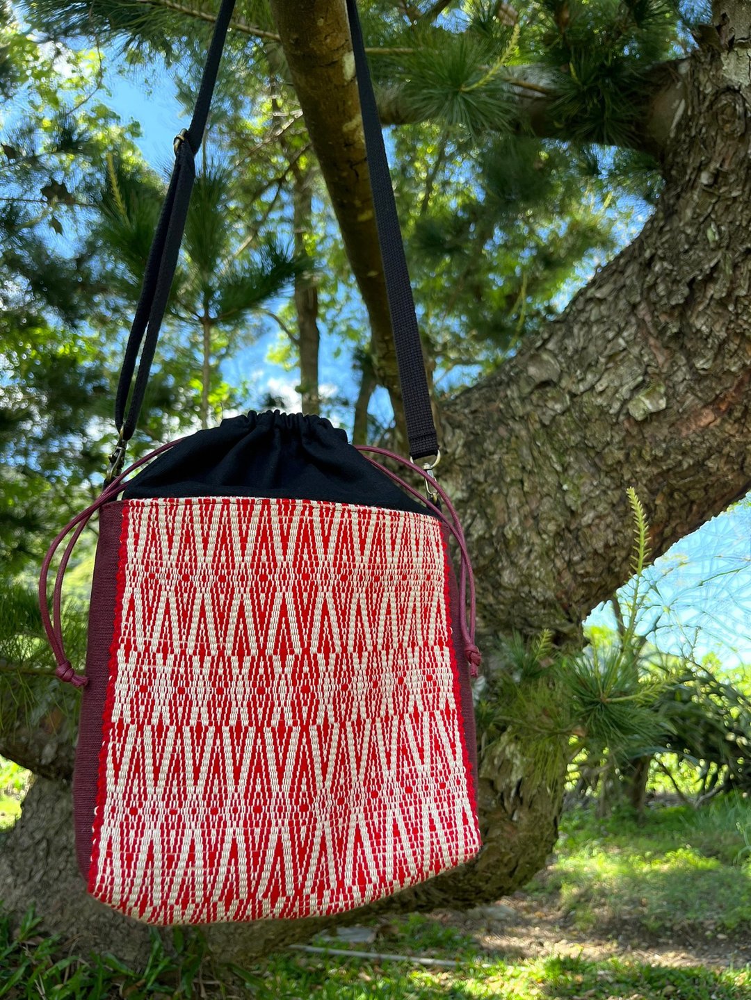 原住民/赛德克族/织布/丰收包 - 侧背包/斜挎包 - 其他材质 