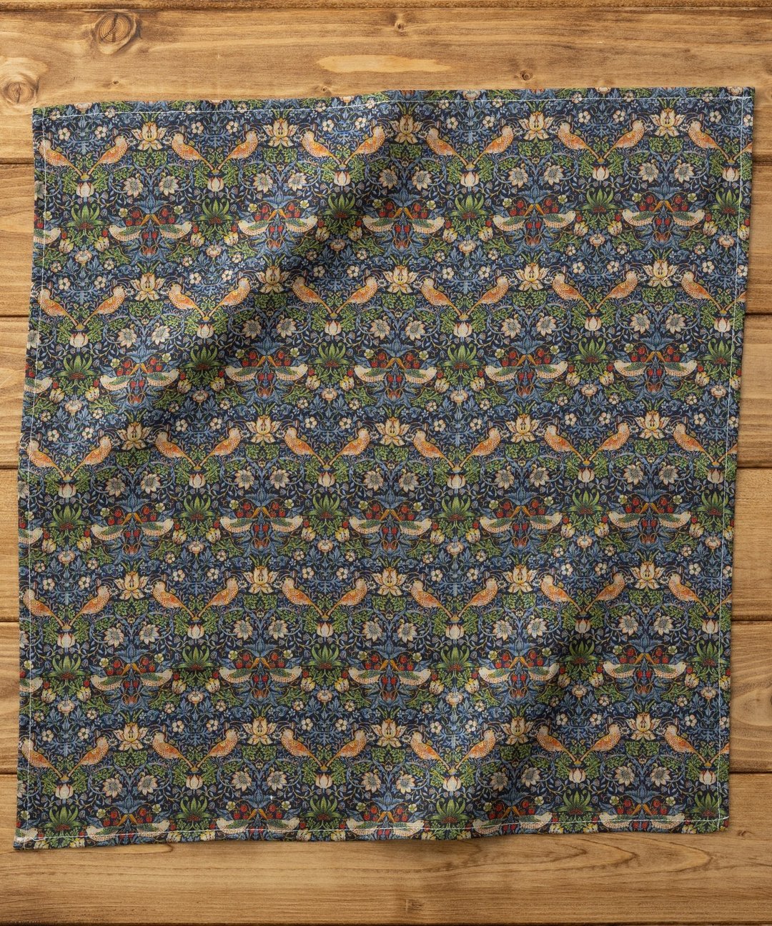 大号麻手帕威廉莫里斯图案43×43cm 05.草莓小偷B - 其他 - 其他材质 多色