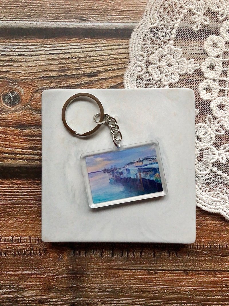 香港风景锁匙扣-大澳 - 钥匙链/钥匙包 - 压克力 多色