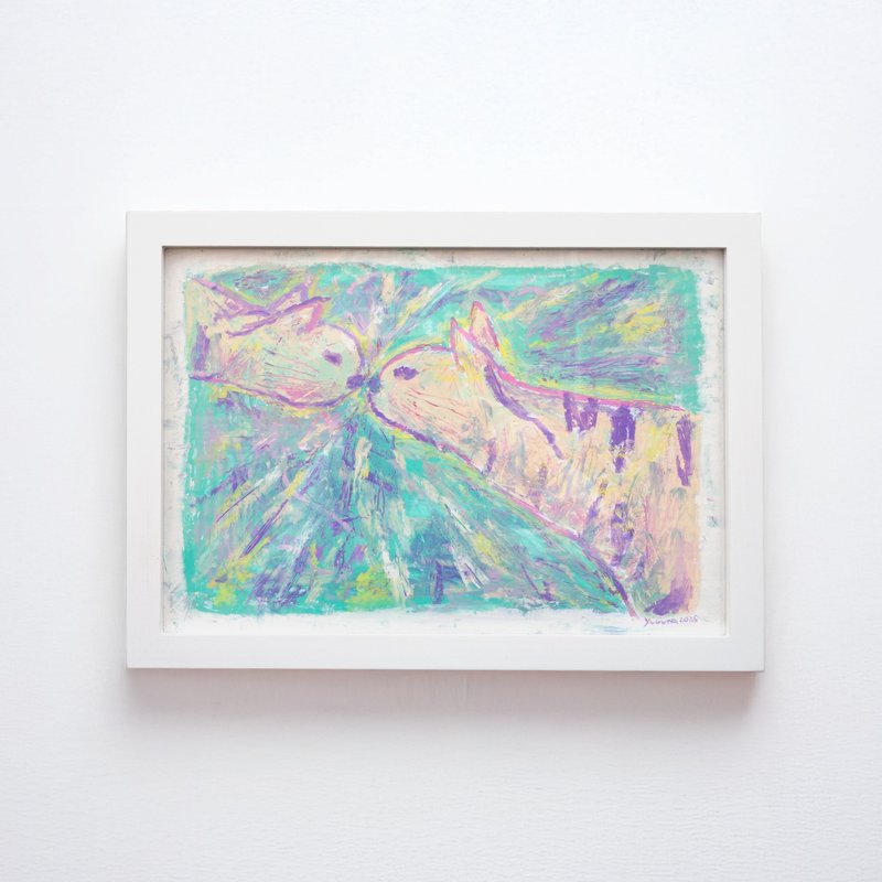 【唯一原画】自己 - 海报/装饰画/版画 - 其他材质 蓝色