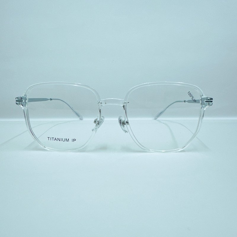 站内最高等级UV420滤蓝光0度眼镜│弹性钛合金镜框T22032-C3 - 眼镜/眼镜框 - 其他金属 透明