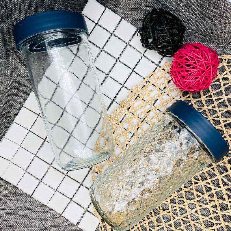 WildJar Mason 梅森罐宽口瓶组合1+1 - 其他 - 玻璃 蓝色