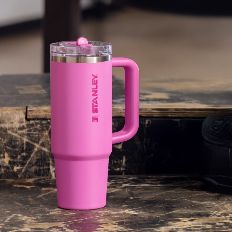 STANLEY 防漏吸管随手杯 0.88L / 冰果粉 - 保温瓶/保温杯 - 不锈钢 