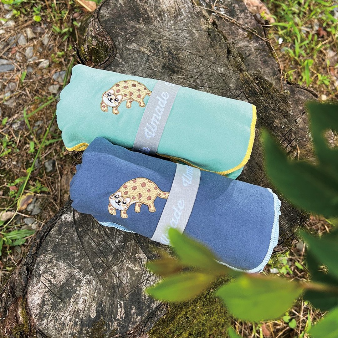 万用快干巾/浴巾/海滩巾/毛巾-石虎 (毕业礼物 送礼推荐) - 毛巾浴巾 - 聚酯纤维 多色