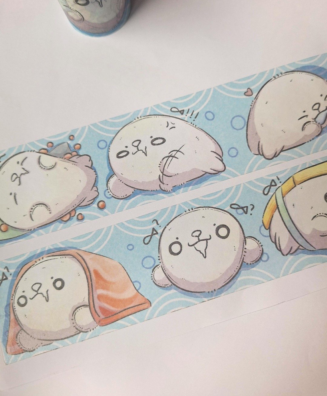 麻糬豹刺身系列-原创纸胶带 - 纸胶带 - 纸 
