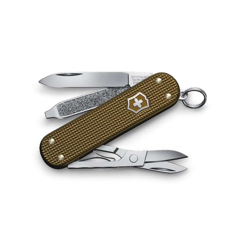 VICTORINOX 瑞士维氏 铝合金 5用 58mm 限量版军绿色 0.6221.L24 - 露营用品 - 不锈钢 绿色