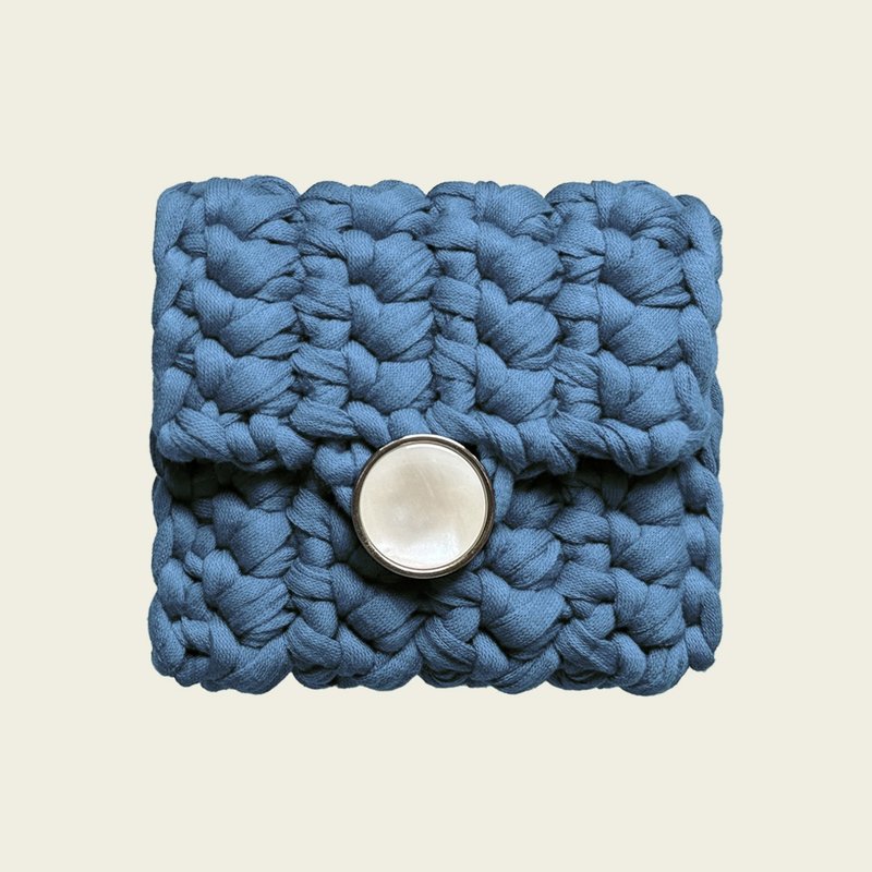 ontheblue 按钮盒 _ indiblue - 皮夹/钱包 - 棉．麻 