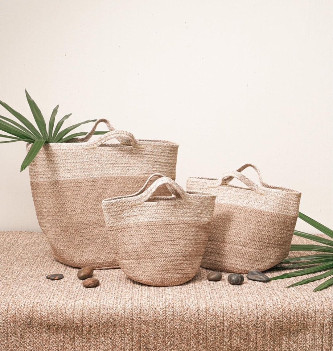 ALBA SAND | TOTE BAG - 其他 - 塑料 卡其色