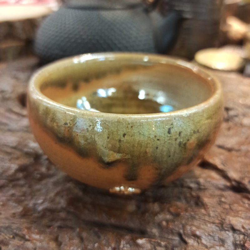 柴烧小茶碗 - 酒杯/酒器 - 陶 金色