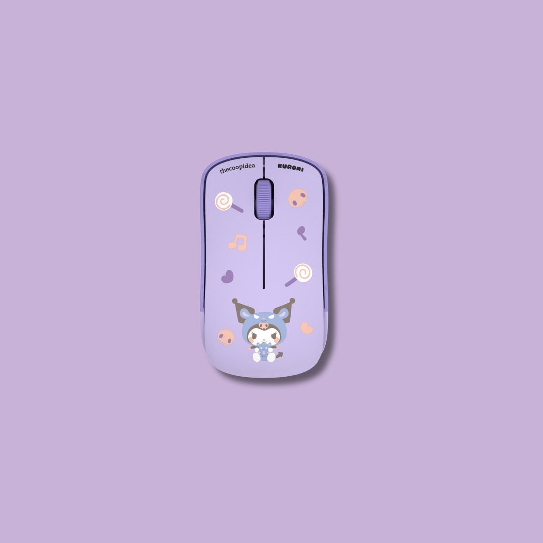 Kuromi x thecoopidea CLICKY 无线鼠标 - 数码小物 - 其他材质 紫色