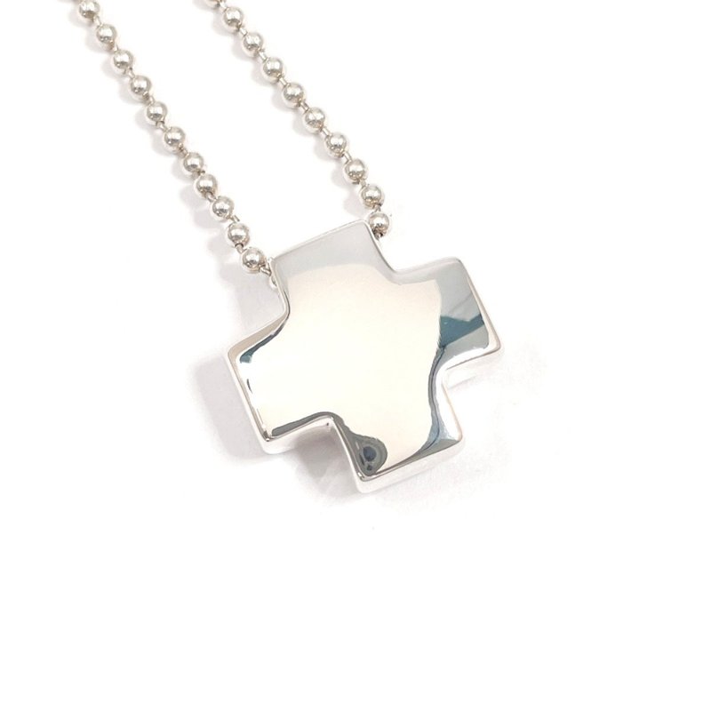 【日本直送 二手美品】蒂芙尼 TIFFANY&Co. 项链 Roman Cross 银 925 抛光处理 - 项链 - 纯银 银色