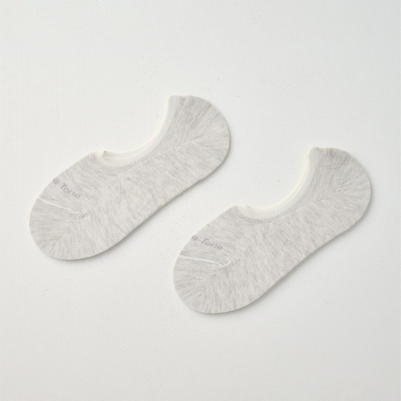 你看不到我 防滑隐形袜 - 米白(M) - 袜子 - 棉．麻 白色