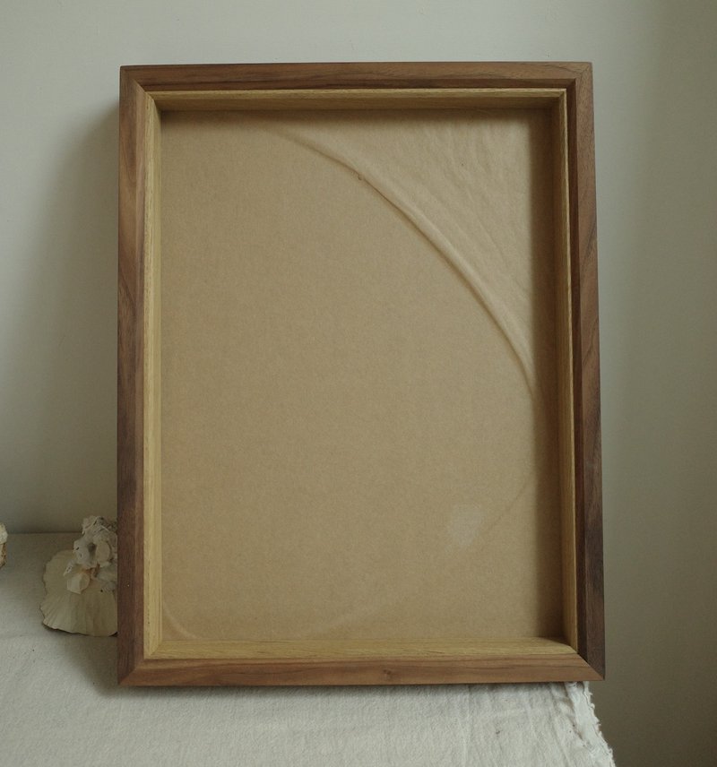 实木订制相框 12寸 加购 适合15-18片叶 只剩一个 - 摆饰 - 木头 