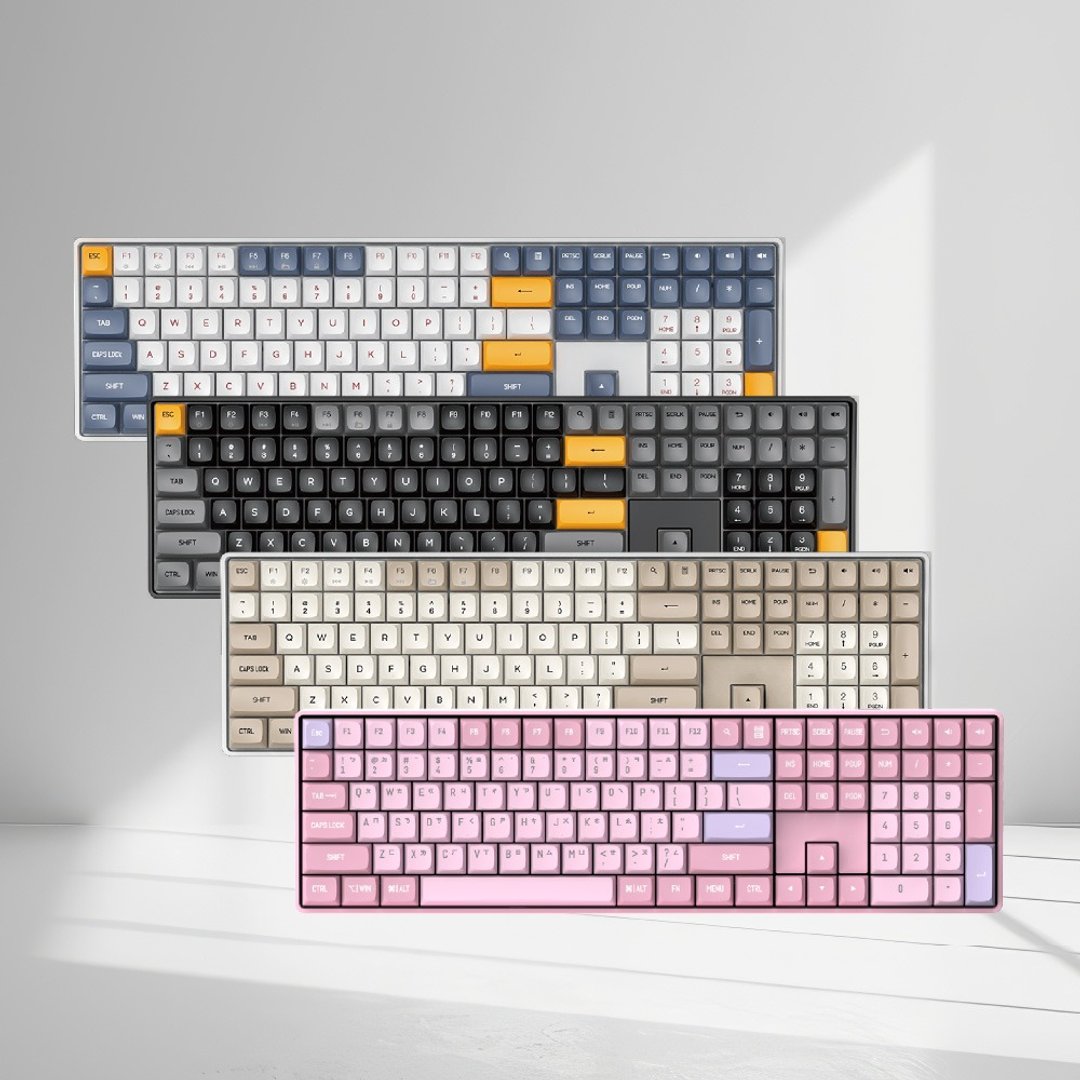 darkFlash GD108 双模机械键盘 黄轴 PBT 中文 - 电脑配件 - 其他材质 