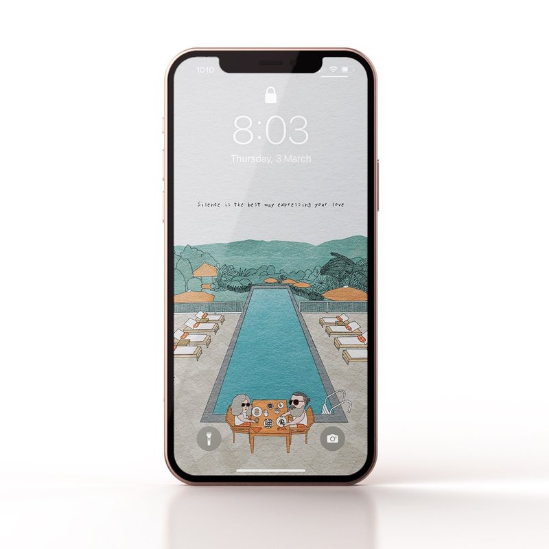 沉默 | 电子档 | 电话壁纸 | 数码 | malut - 电子手绘真人画像/绘画/插画 - 其他材质 