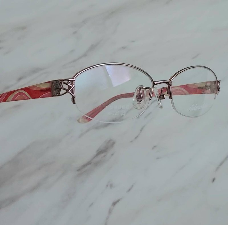 VINTAGE 古董眼镜 Adorable 粉红金镜面金属镜框  老品全新 - 眼镜/眼镜框 - 其他材质 粉红色