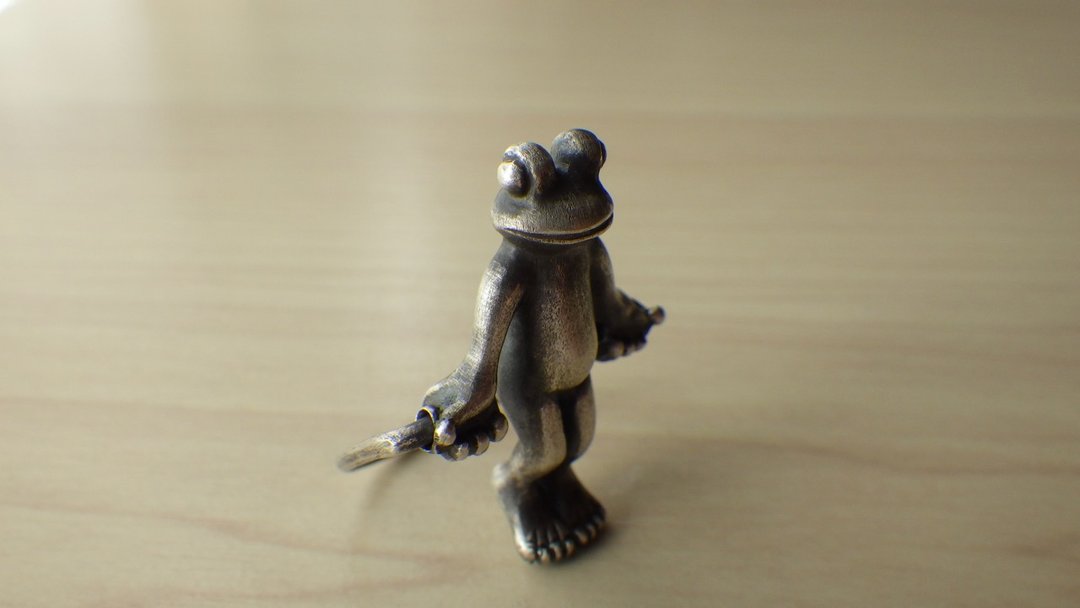 Frog Ring - 戒指 - 其他金属 银色