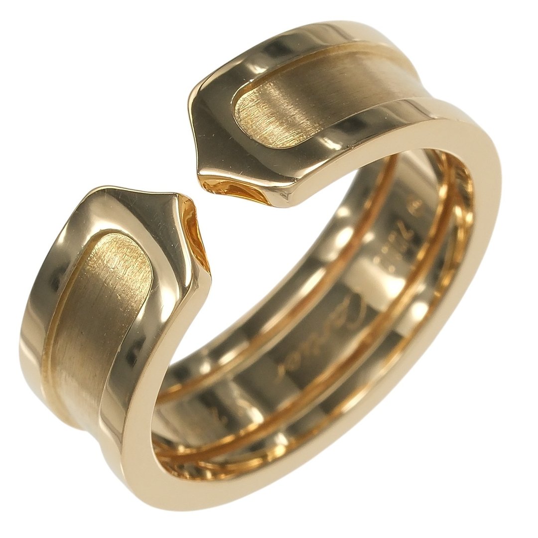 【日本直送】卡地亚 戒指 2C 11.5 号 指轮 K18PG 玫瑰金 约 7.64g CARTIER【中古】A 级 - 项链 - 贵金属 金色