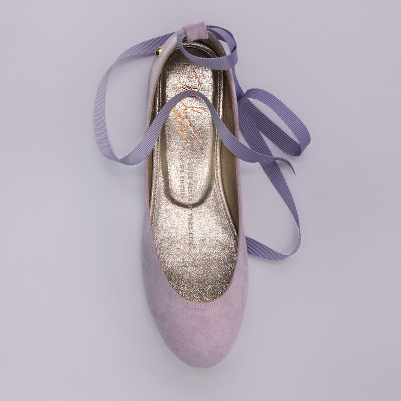 Leá Lilac (柔淡紫) Flats 女伶版 | WL - 芭蕾鞋/娃娃鞋 - 其他人造纤维 紫色