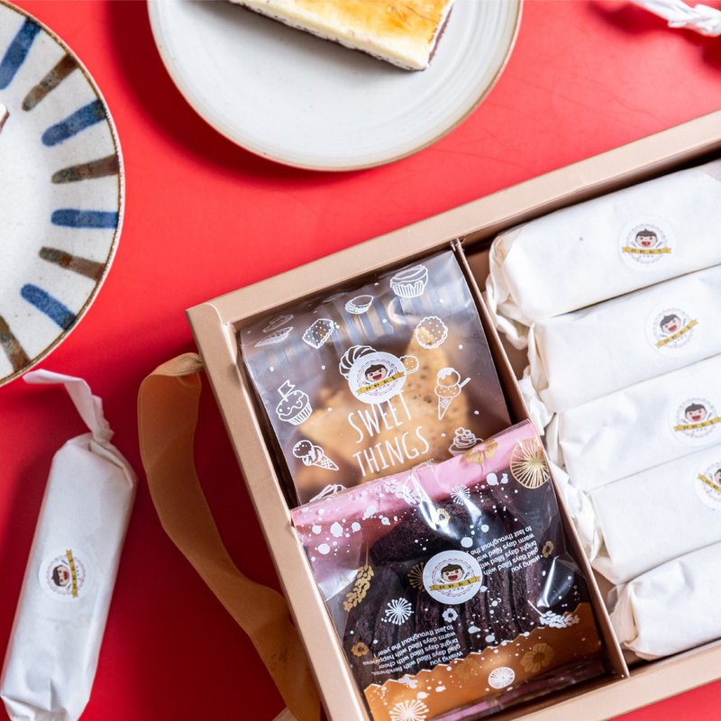 【一件包邮礼盒】巧脆心飨礼盒/无加糖无淀粉点心/起司条/软饼干 - 蛋糕/甜点 - 新鲜食材 