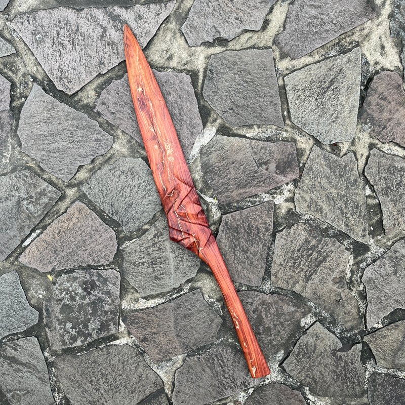 我贩剑　魔剑　生能涌义　手工木剑　艺术木刀　妖刀 - 摆饰 - 木头 红色