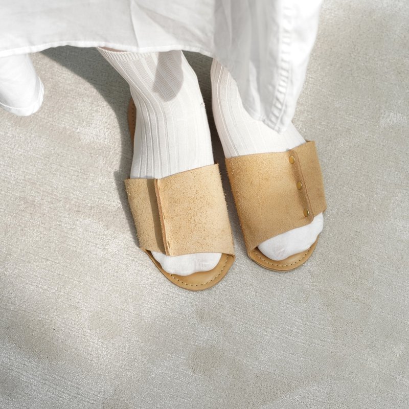 皮革室内拖鞋 | 多色 | 单入 | 两件优惠 - 室内拖鞋 - 真皮 多色