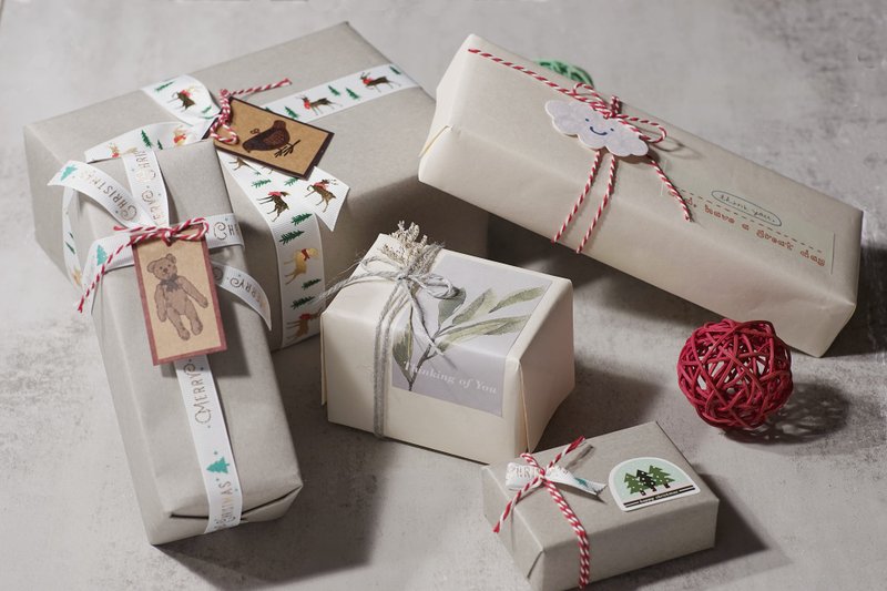 加购。礼品包装服务  /节庆 祝福 交换礼物 - 香薰/精油/线香 - 纸 透明