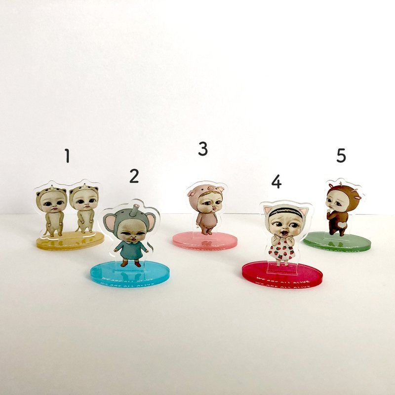 亚克力立牌 / We are all alive series - 玩偶/公仔 - 压克力 透明