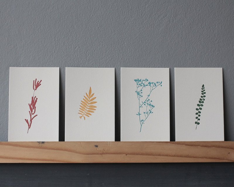 Kamalasai - Set of 4 Letterpress Prints Limited Edition - 海报/装饰画/版画 - 纸 