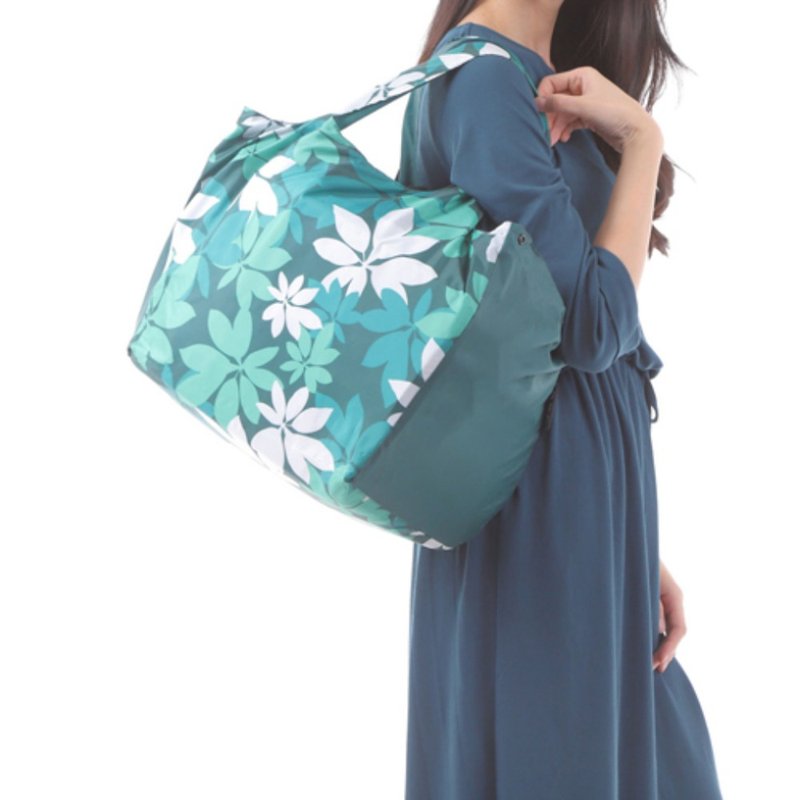 ENVIROSAX 大容量保温束口购物袋─绿叶 - 侧背包/斜挎包 - 聚酯纤维 多色