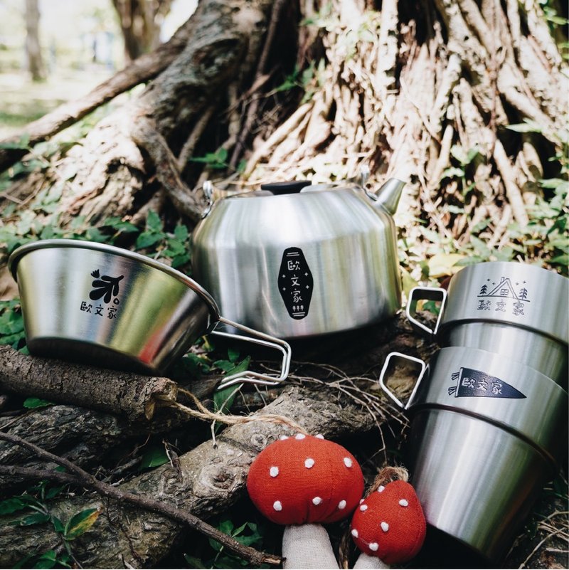 户外人的线条贴 - 贴纸 - 纸 