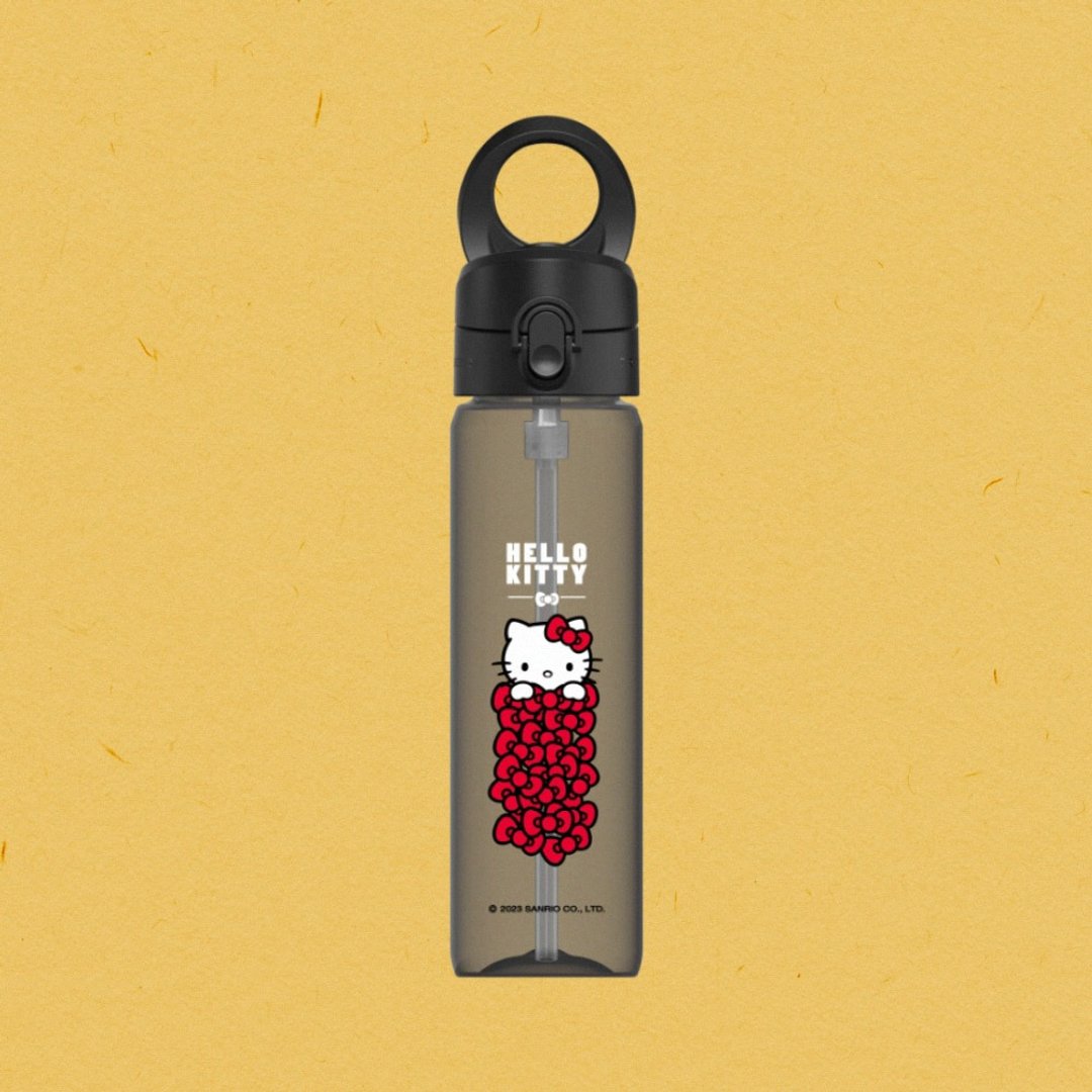AquaStand磁吸水壶-Tritan800ml(附吸管)|Hello Kitty/满满蝴蝶结 - 水瓶/水壶 - 塑料 多色