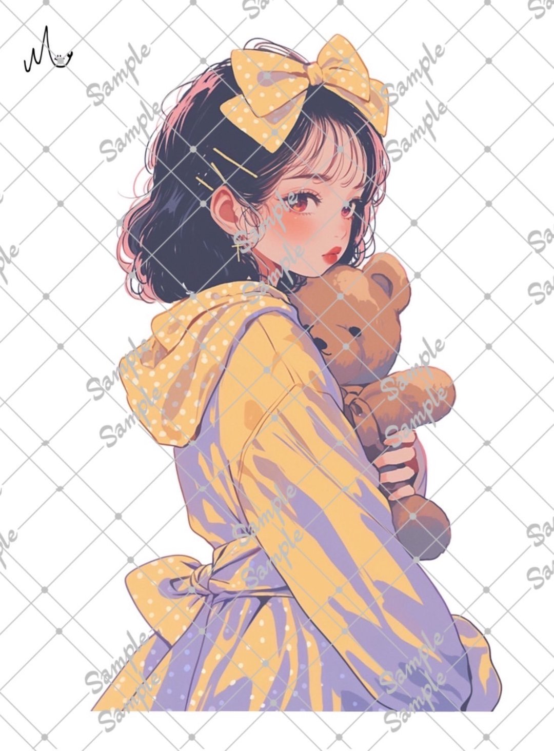 原创人物贴纸 8月新作 - 贴纸 - 纸 