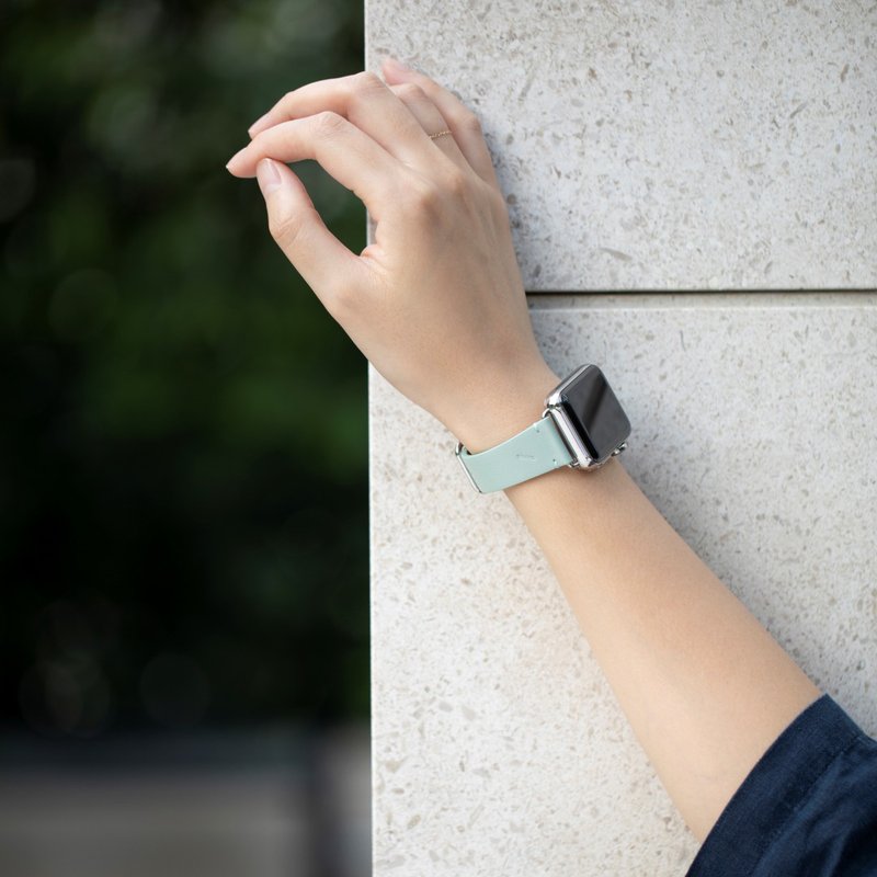 Native Union | Apple Watch Strap 经典皮革表带 - 薄荷绿 - 手机配件 - 真皮 绿色