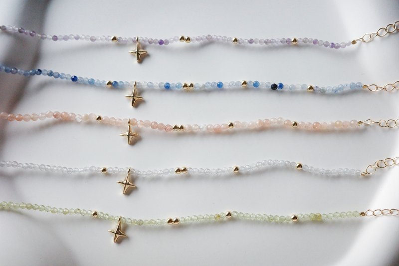 AStarIsBorn系列—星光圆舞曲 手作串珠手链 - 手链/手环 - 其他材质 多色