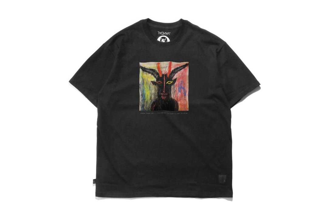 VANDAL AI画的图-I Love Baphomet短T - 男装上衣/T 恤 - 棉．麻 黑色