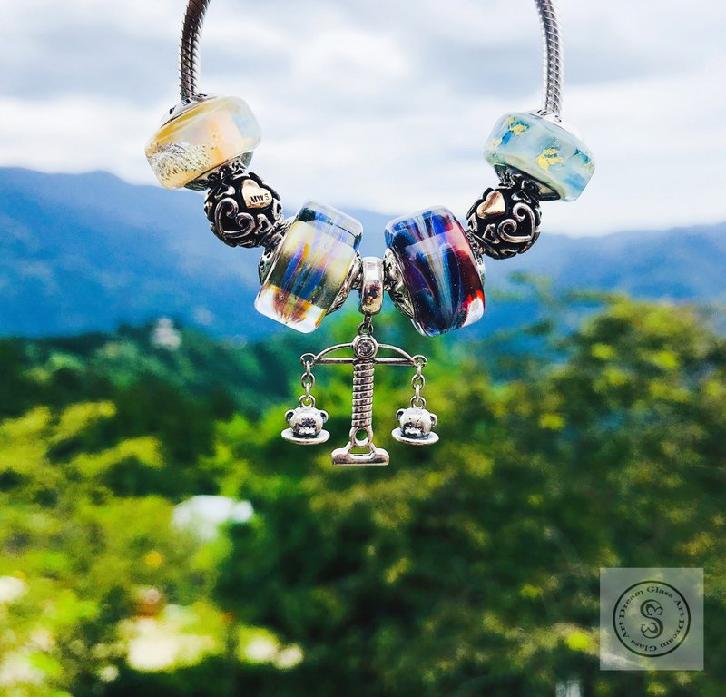 Ma Lei Bear星座熊SBB-180168天秤熊 - 手链/手环 - 其他金属 银色