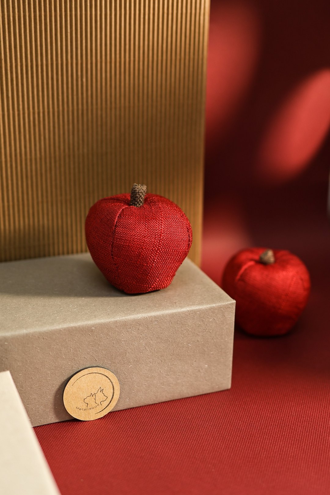 苹果 Apple 纯手作 摆饰 抓周 蔬果 猫咪儿童玩具 吊饰 - 摆饰 - 其他材质 多色