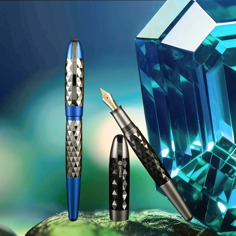 CYPRESS【金属雕刻 – 如钻闪耀 DS15、DS16】时尚设计 - 钢笔 - 其他金属 多色