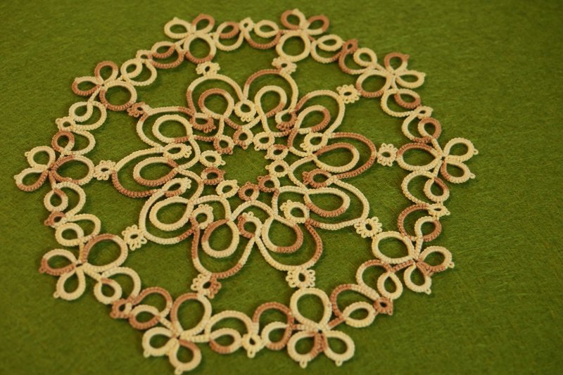 梭编蕾丝杯垫 (不连杯子) - 摆饰 - 棉．麻 咖啡色