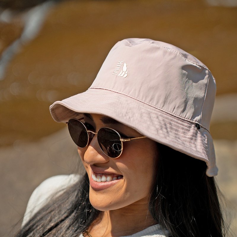 防泼水双面渔夫帽  草莓奶茶 - 帽子 - 聚酯纤维 粉红色