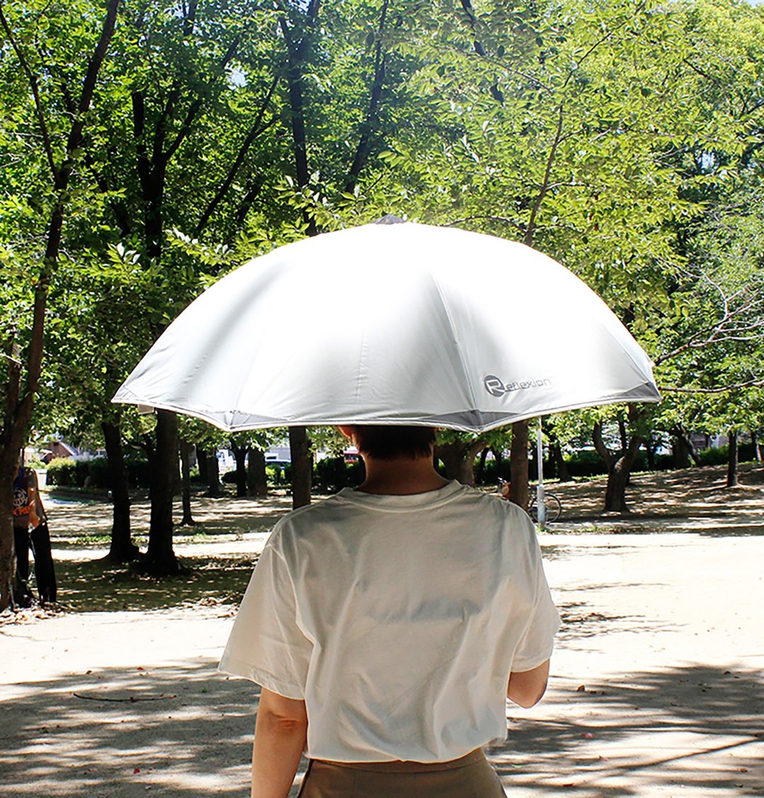 Reflection 反光 UV 晴雨伞│轻量儿童安全伞 - 雨伞/雨衣 - 聚酯纤维 白色