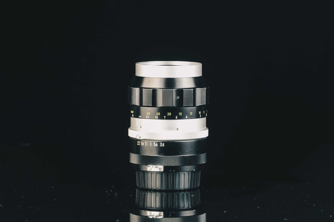 NIKON NIKKOR-Q Auto 135mm F=3.5 non-Ai #4789 - 相机 - 其他金属 黑色