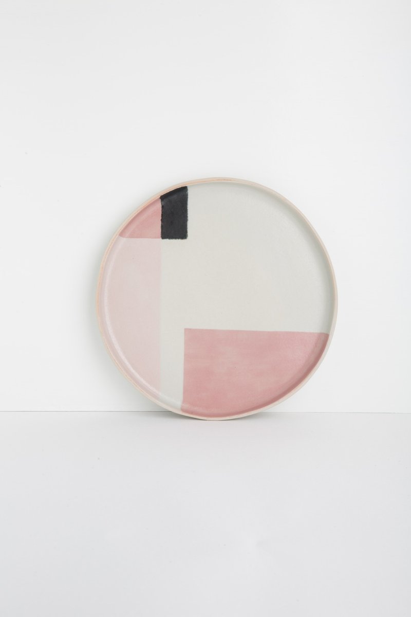Medium Hues Platter - 盘子/餐盘/盘架 - 陶 多色
