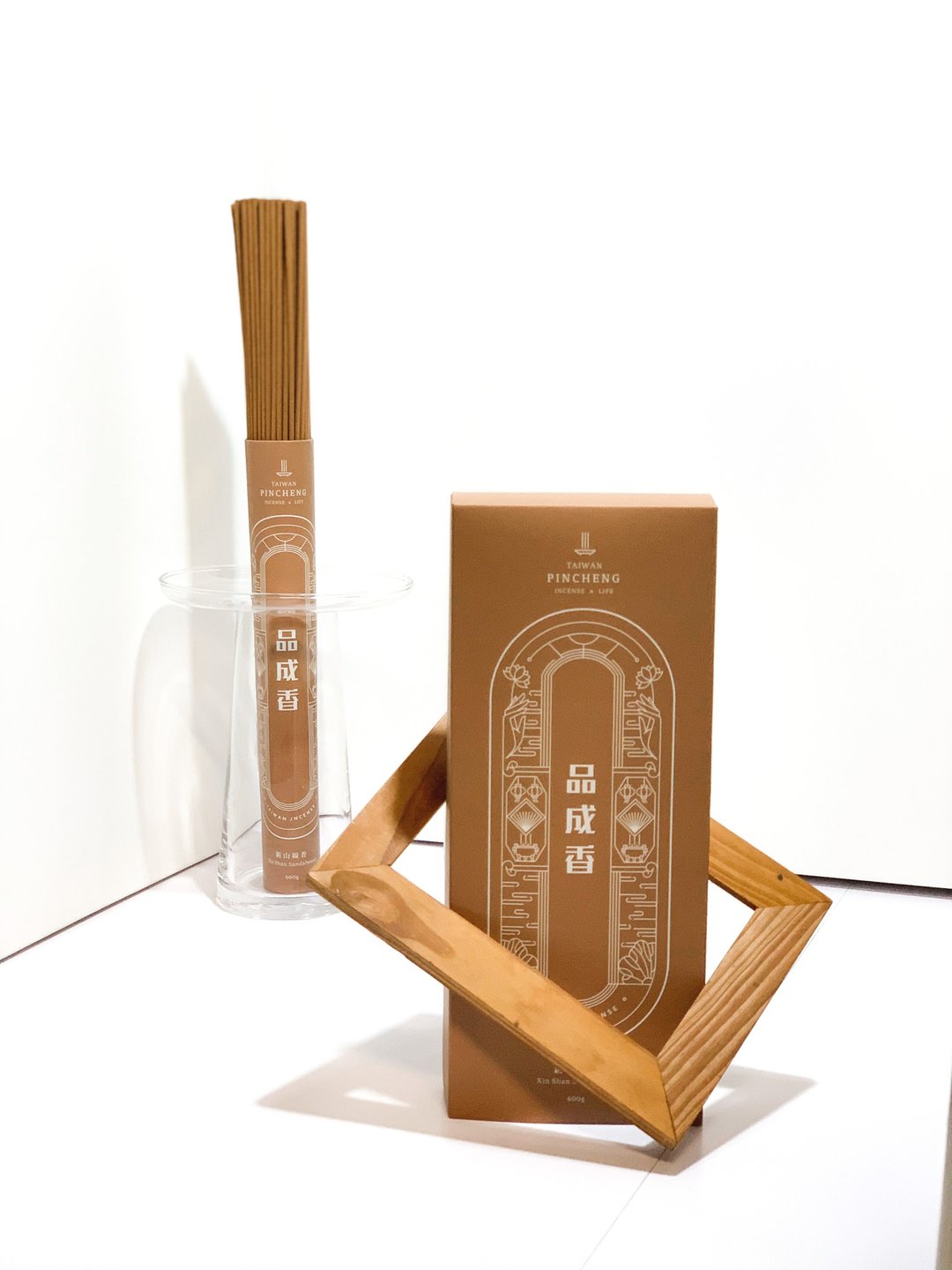 •揉合传统工艺•澳洲新山檀香尺3传统线香 - 香薰/精油/线香 - 其他材质 卡其色